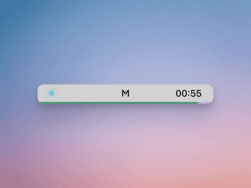 Mirra voice session overlay